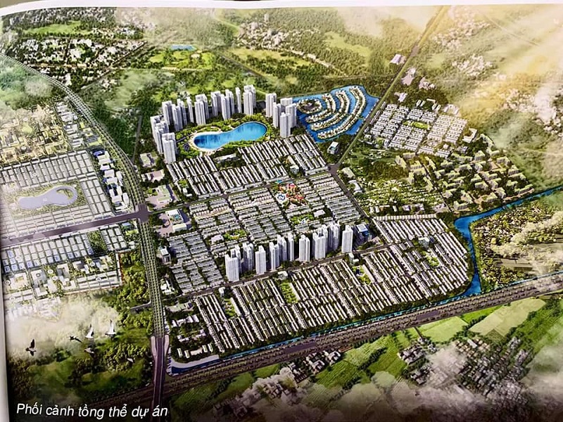 phối cảnh 800ha Vinhomes cạnh dự án Dragon Park Văn Giang