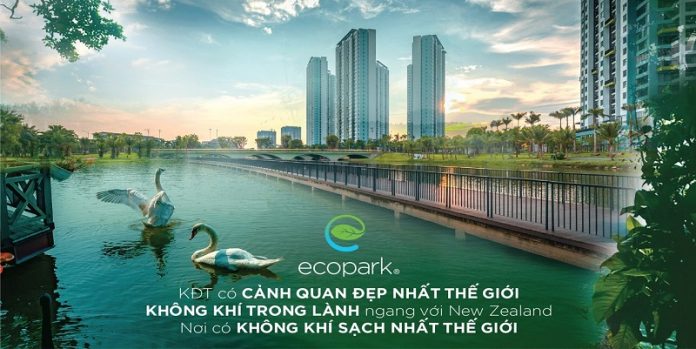 cảnh quan khu đô thị ecopark