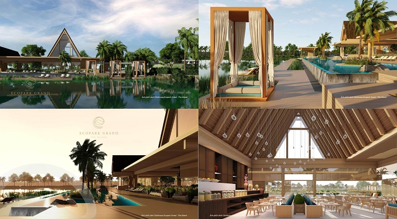 Club house 6 sao tại biệt thự đảo Ecopark Grand