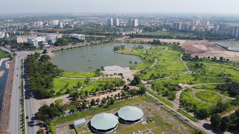 Công viên hồ điều hòa Kim Quan gần dự án Nguyễn cao Luyện - Vạn Hạnh