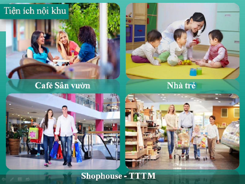 Tiện ích nội khu Shophouse Nguyễn Cao Luyện - Vạn Hạnh