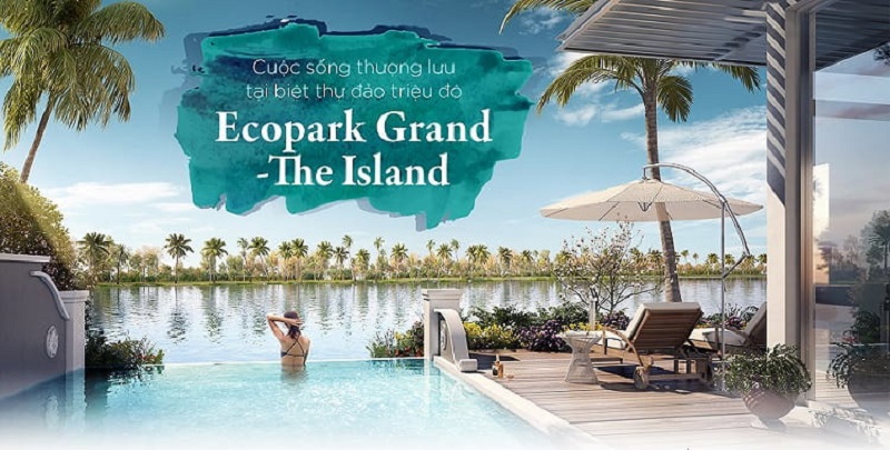 Biệt thự đảo lớn Ecopark Grand - The Island
