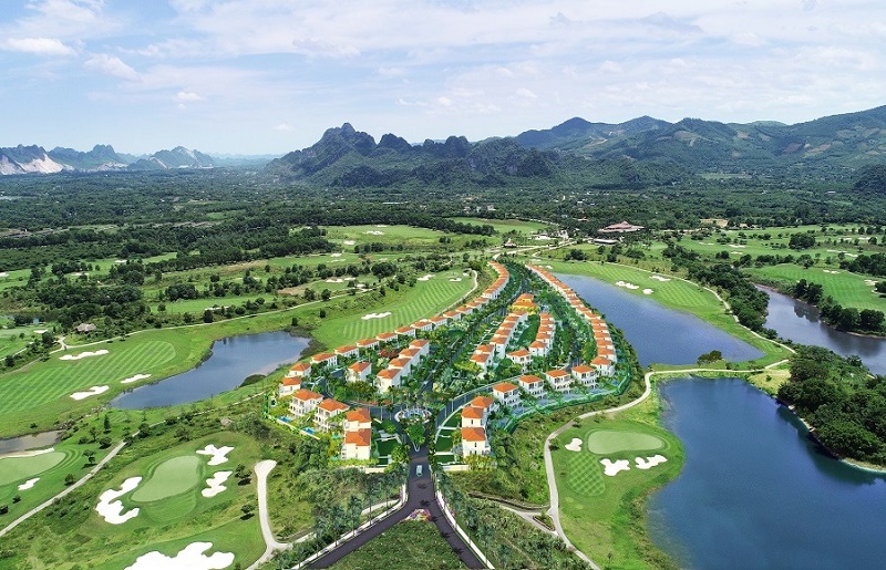 Phối cảnh dự án Wyndham sky lake  Resort Chương Mỹ