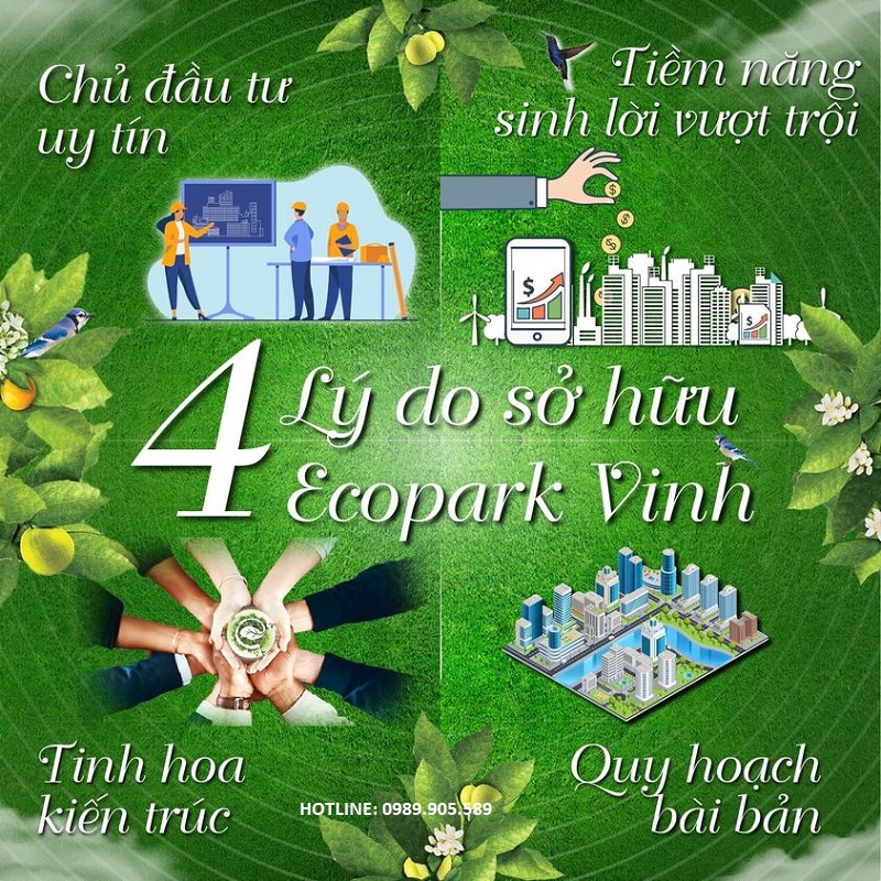 4 lý do nên đầu tư Eco Central Park Vinh