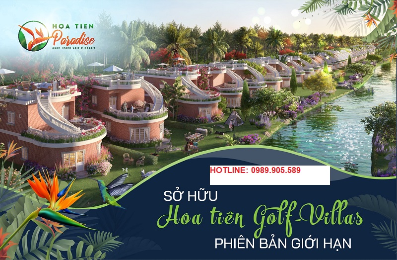 Phối cảnh 1 Hoa Tiên Golf Villas Hà tĩnh