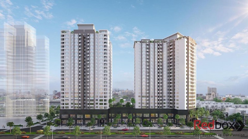 Phối cảnh 2 Lacasta Tower khu đô thị Văn Phú - Hà Đông