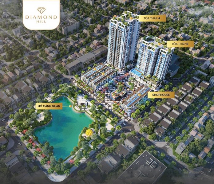 Phối cảnh tổng thể dự án BV Diamond Hill