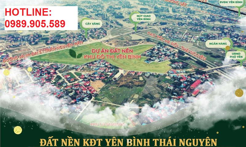 tiềm năng đầu tư Đất nền Khu đô thị Yên Bình - Thái Nguyên