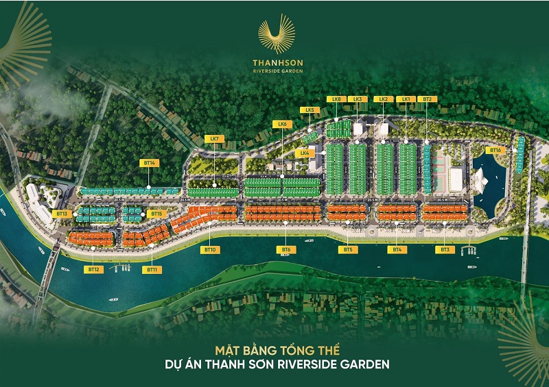 Quy mô dự án Thanh Sơn Riverside Phú Thọ