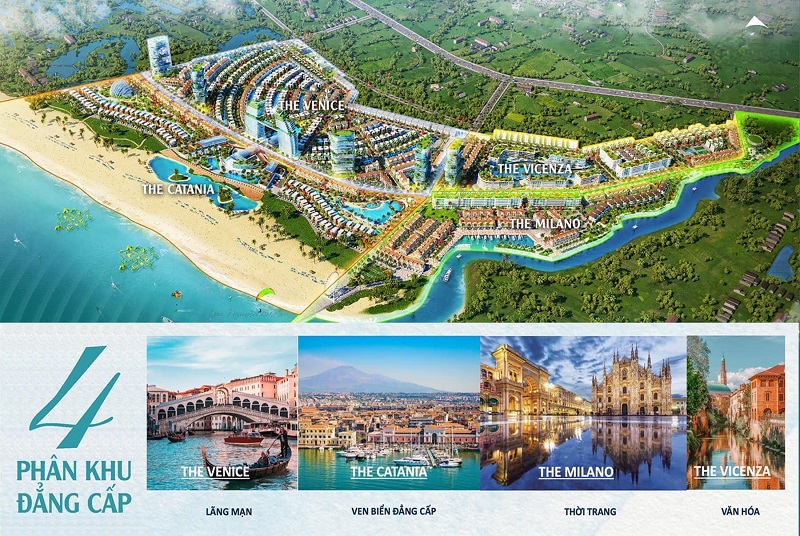 Quy mô khu đô thị sinh thái Venezia Hồ Tràm       